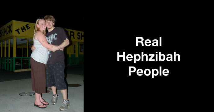 Summary graphic: Two teenagers outside Hephzibah's Burger Shack.