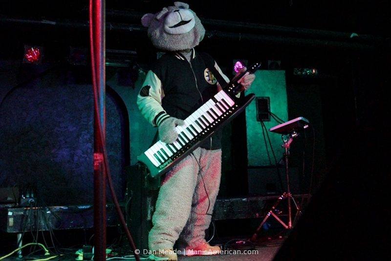 Keytar Bear at the Middle East in 2014.