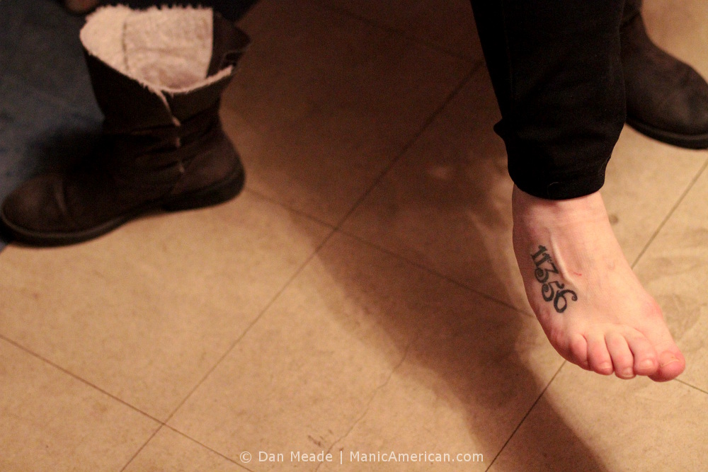 A tattoo showing CP pride.