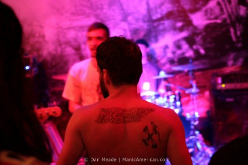 a back tatoo showing city pride