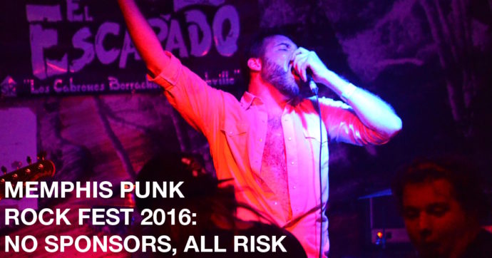 Summary graphic: El Escapado performs at Memphis Punk Rock Fest 2016