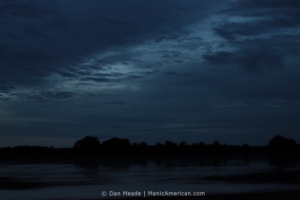 dusk over Arkansas