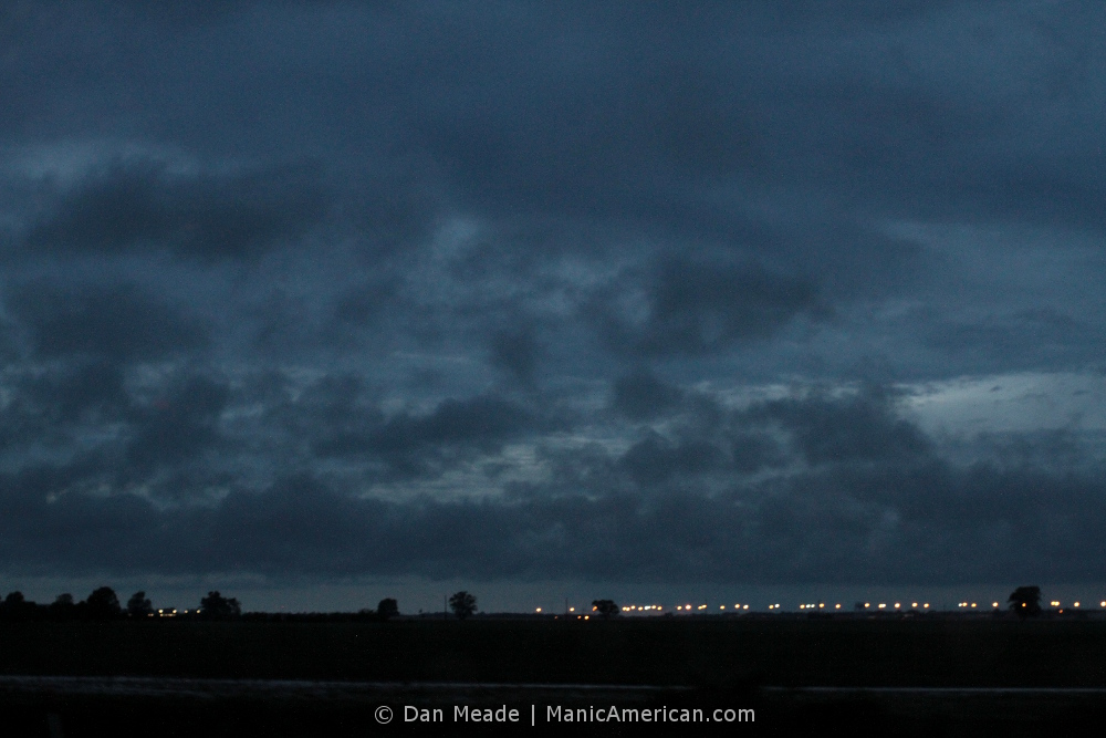 dusk over Arkansas