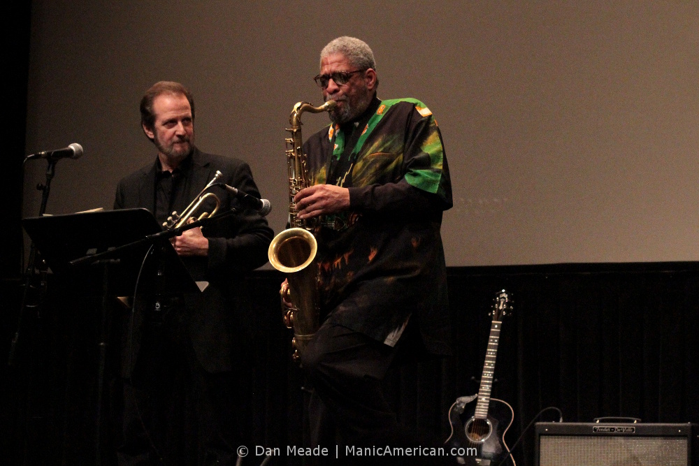 Wayne Kramer's horn section plays at Lincoln Center.