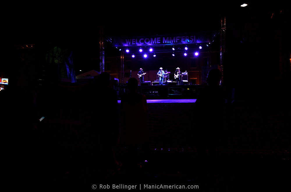 The Bottle Rockets performing onstage at night