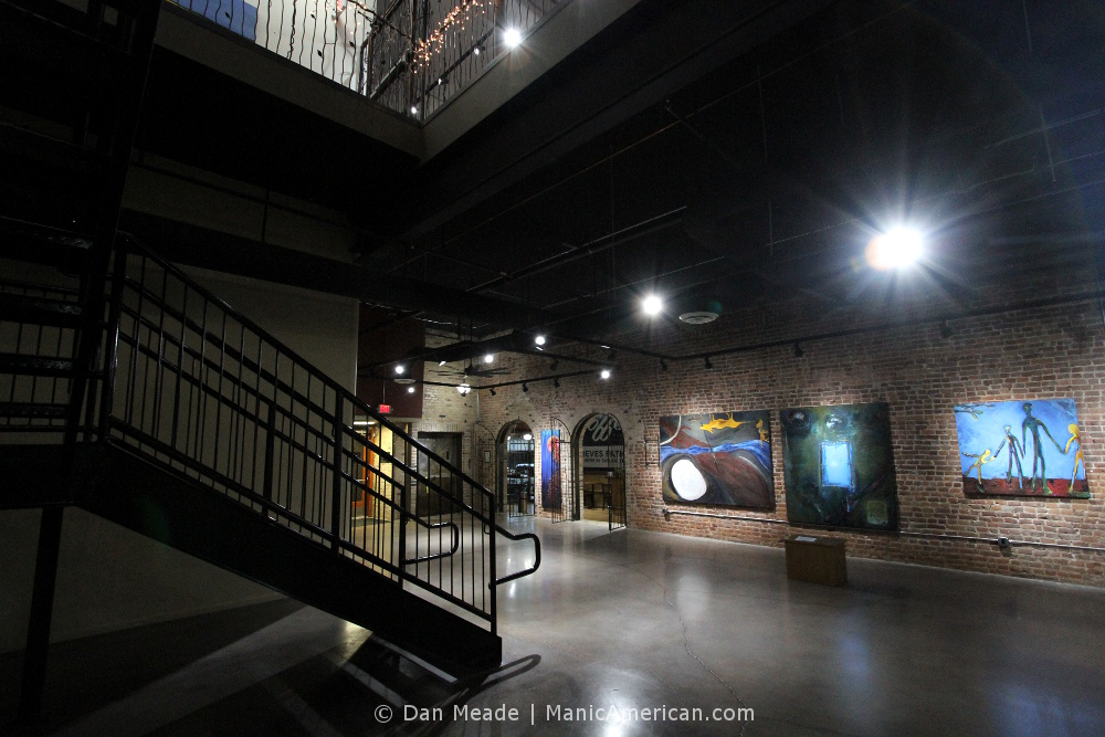 An atrium inside the McCrory Timmerman Building.