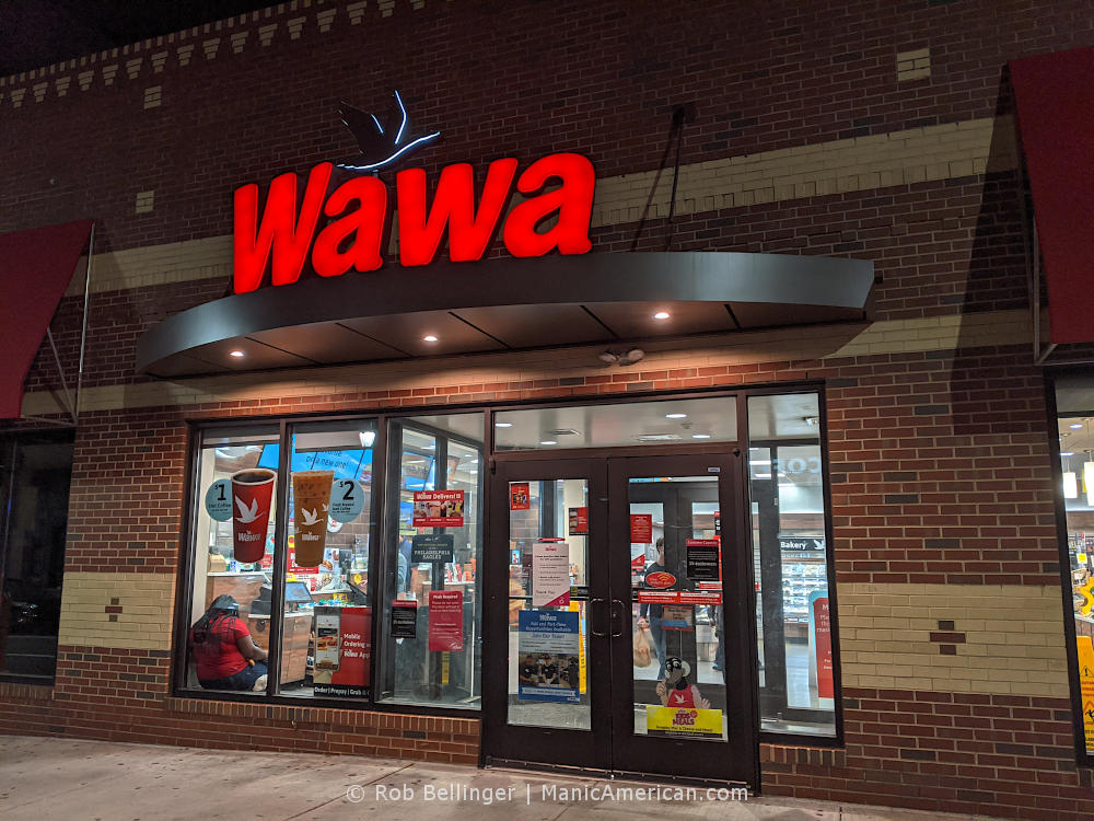 the exterior of a Wawa convenience store